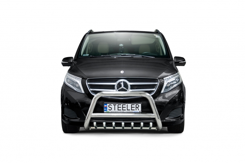 EU-Kufanger Ø 70mm, tverrrør Ø 60mm, m/underkjørseksjon rør, Mercedes V-Klasse, mod. 2014->