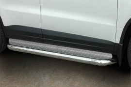 Stigtrinn Ø 70mm, m/metallplate, VW Tiguan mod. 2007->2016
